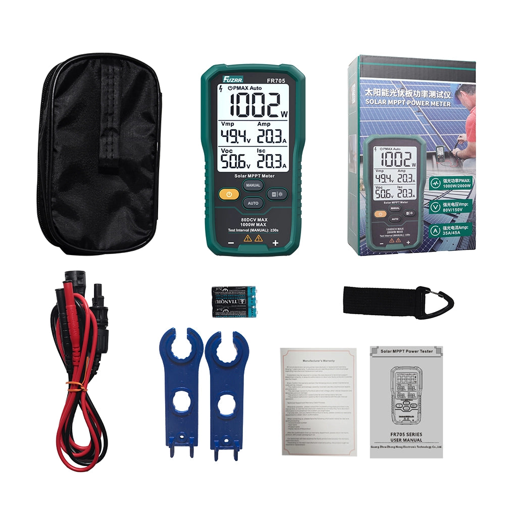 Medidor de potencia MPPT 2000W FR705E