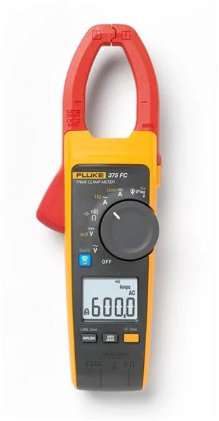 Pinza amperimétrica TRMS Fluke 400 A AC/DC, 600 V AC/DC TRMS con mediciones  de frecuencia, capacidad y temperatura con un certificado de calibración
